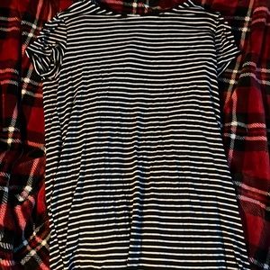 striped tshirt dress